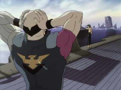 - Don't know.
- Oh, shit! This isn't funny! - Cowboy Bebop