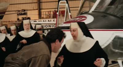 Don't leave him bald and yowling in despair - Sister Act