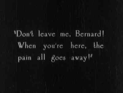 "Don't leave me, Bernard! - Zaza