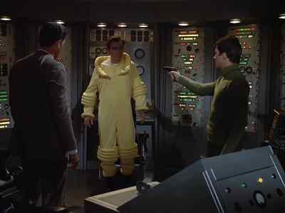 Don't let him near that intercom, Tony.
I don't want him to warn Beard. - The Time Tunnel