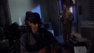 Don't load up so much it'll slow you
down. Two extra magazines each. - Stargate Atlantis