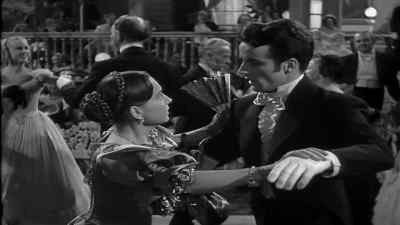 Don't look at your feet.
Where shall I look? - The Heiress