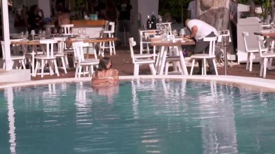 - Don't look down the opposite end of the pool. - Below Deck Sailing Yacht