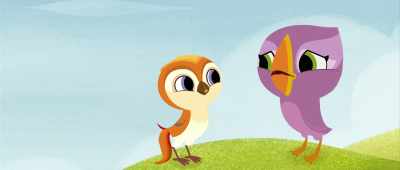 Don't you remember
what the storm did to our home? - Puffin Rock and the New Friends