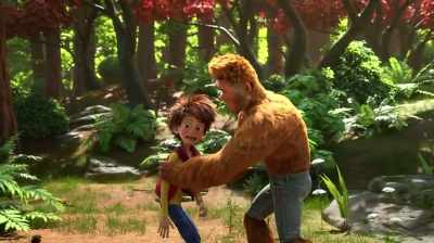Don't run and don't turn your back to him. - Son of Bigfoot
