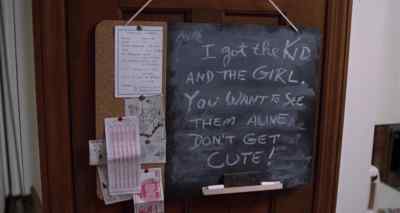 Don't say nothing or I kill the kid. - A Stranger Is Watching