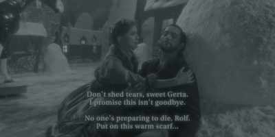 -Don't shed tears, sweet Gerta.
-[beeping] - A Series of Unfortunate Events