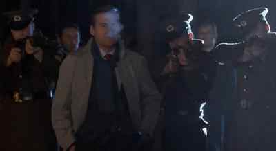 - Don't shoot me in the back.
- Just walk. - White Nights
