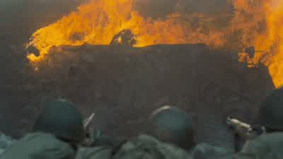 Don't shoot Let 'em burn - Saving Private Ryan