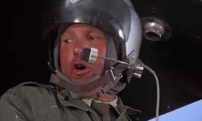Don't shoot, you'll flip us over. - The Wilby Conspiracy
