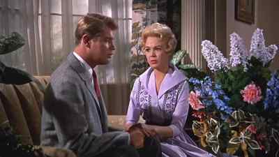 Don't sit close, Johnny,
they might be watching. - A Summer Place