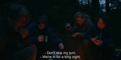 - Don't skip my turn.
- We're in for a long night. - Another Round