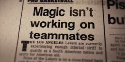 "Don't speak to him.
Don't say nothing to him." - They Call Me Magic