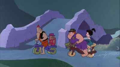 Don't stop. He must
be on that train! - The Man Called Flintstone