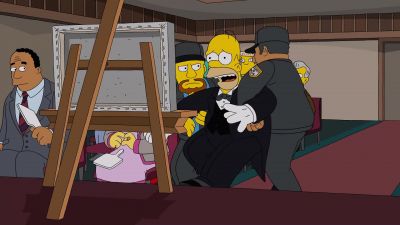 Don't take that painting, I love it! - The Simpsons