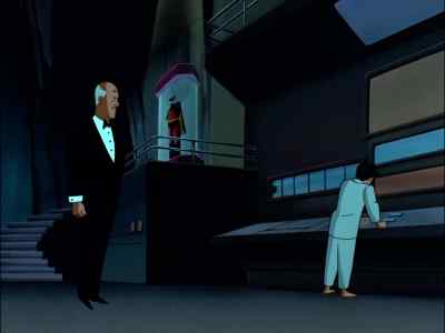 Don't take it personally, lad.
He's never been one for debate. - The New Batman Adventures