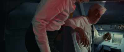 Don't even think about closing the door, - Monster on a Plane