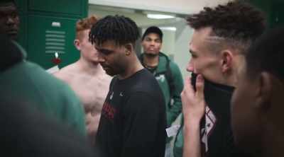 ♪ Don't think about it
Too much, too much ♪ - Last Chance U: Basketball