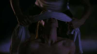 - Don't even think about
taking this blindfold off, - Bad CGI Gator
