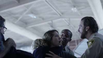 -Don't touch her!
-(overlapping shouting) - The Passage