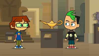 - Don't touch that lamp!
- I'm totally touching it! - Total DramaRama