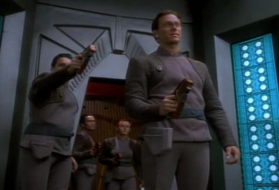 Don't try it.
Get their weapons. - Star Trek: Deep Space Nine