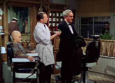 Don't you want it
for a keepsake, Mr. Fry? - The Boy with Green Hair