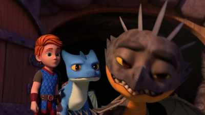 Don't waste your time.
The lobster is behind his back. - Dragons: Rescue Riders: Hunt for the Golden Dragon