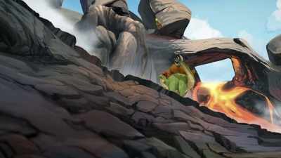 Don't worry about the toy! Just come down! - Gigantosaurus