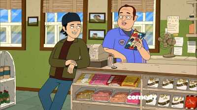 Don't worry.
As soon as those new signs show up, - Corner Gas Animated