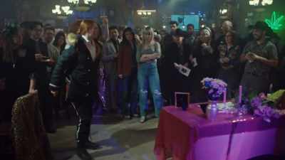 Don't worry, everybody. It's
all uphill from here. Whoa! - Wynonna Earp: Vengeance