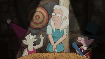 Don't worry, honey. We're all a team here.
We're rootin' for ya. - Disenchantment