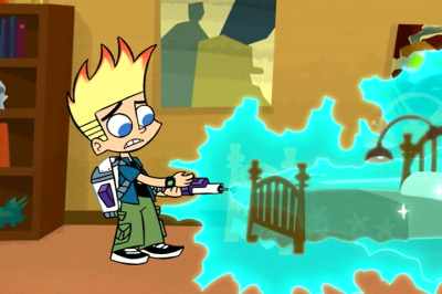Don't worry. I'll have you back
to normal size lickety-- - Johnny Test