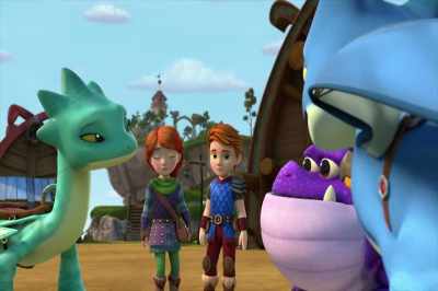 Don't worry.
I'm sure she's headed down here now. - Dragons: Rescue Riders