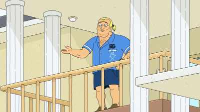- Don't worry, I've got a plan. Just
dump your rubbish at Kevin's house! - Koala Man