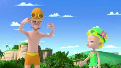 Don't worry, princess,
I scared the water away, too. - Rainbow Rangers