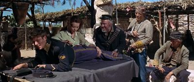 Don't worry son it ain't near your heart - Major Dundee