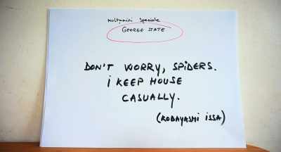 DON'T WORRY, SPIDERS.
I KEEP HOUSE CASUALLY. - Do Not Expect Too Much from the End of the World