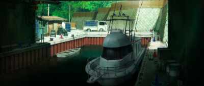 Don't worry, the
aquarium owns the ship, - Children of the Sea