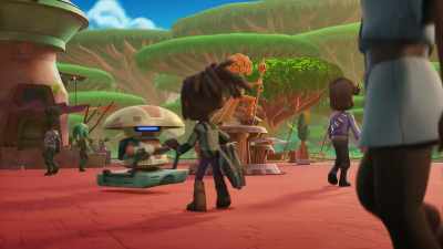 Don't worry. The Jedi distracted them
so we could sneak in. - Star Wars: Young Jedi Adventures