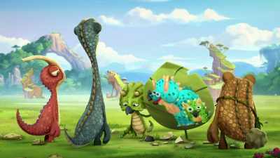 Don't worry, Tiny,
there's always a solution! - Gigantosaurus