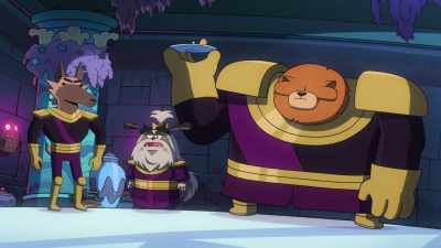 "Doofus cat brother"?
[grunts] - King Tweety
