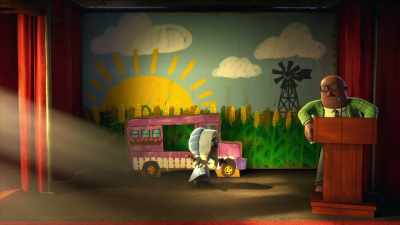 Doomed, doomed...
- * Corn girl dark dance! * - Big Nate
