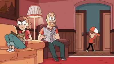 [door closes] - Hilda
