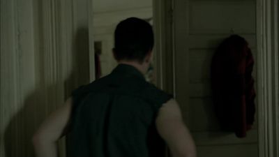 [door closes] - Shameless