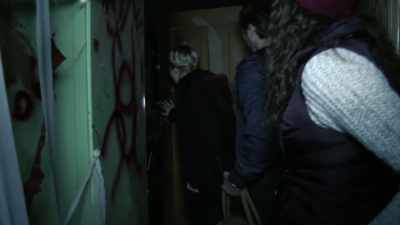 [door creaking]
[yelling] - Hell House LLC II: The Abaddon Hotel