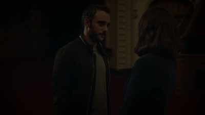 (DOOR CREAKS AND CLOSES) - Damien
