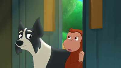 (door creaks)
(dog sniffs) - Curious George: Go West, Go Wild