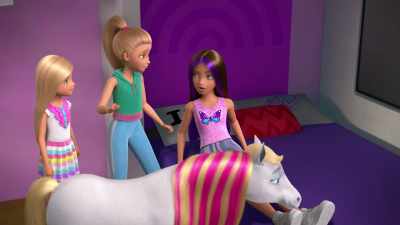 [door creaks open] - Barbie: A Touch of Magic