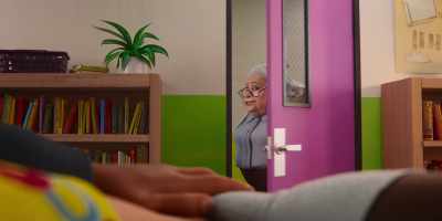 [door creaks] - Leo
